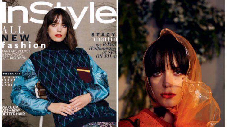 Stacy Martin Poses for InStyle UK, Talks Dealing with the Press