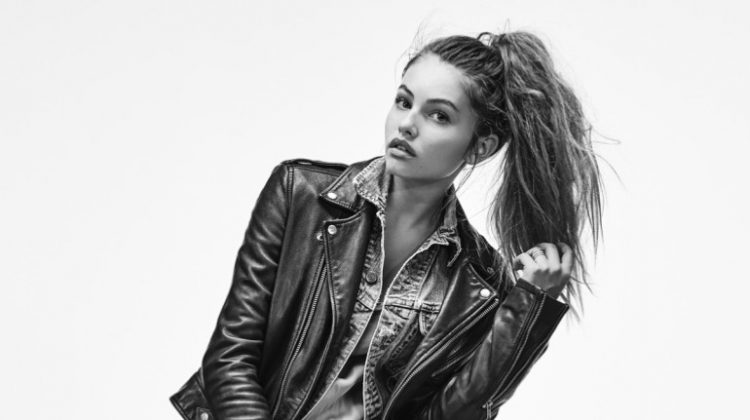 Thylane Blondeau Wears Standout Jackets for Flaunt Editorial