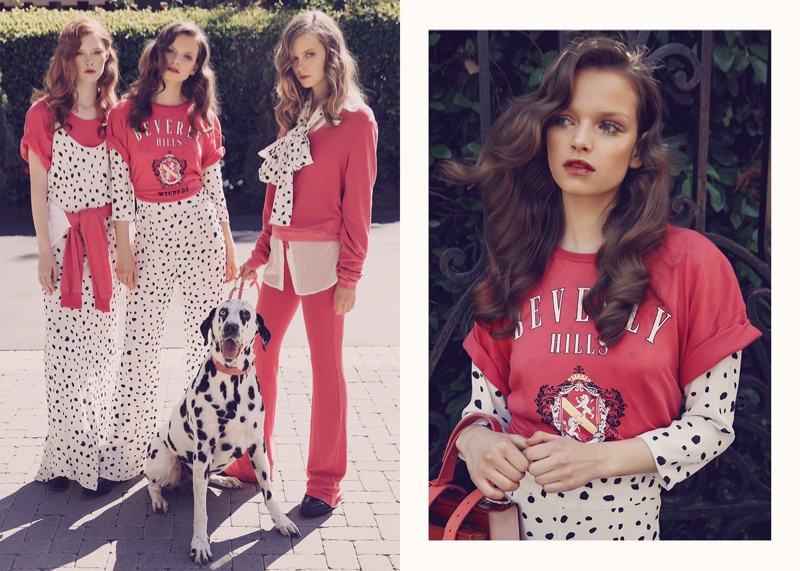 Wildfox fall 2016: graphic tees and spotted prints