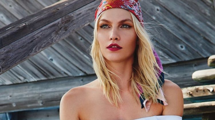 Aline Weber Sports Bohemian Beach Fashion for Vogue Mexico