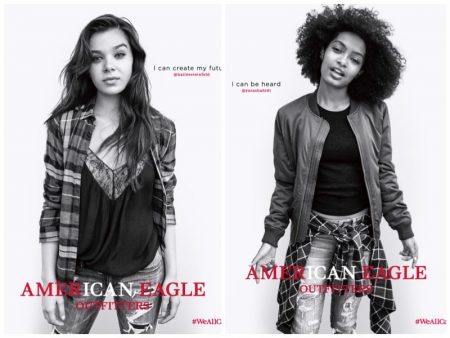 Hailee Steinfeld, Yara Shahidi Star in American Eagle Outfitters' #WeAllCan Campaign Hailee Steinfeld, Yara Shahidi Star in American Eagle Outfitters' #WeAllCan Campaign