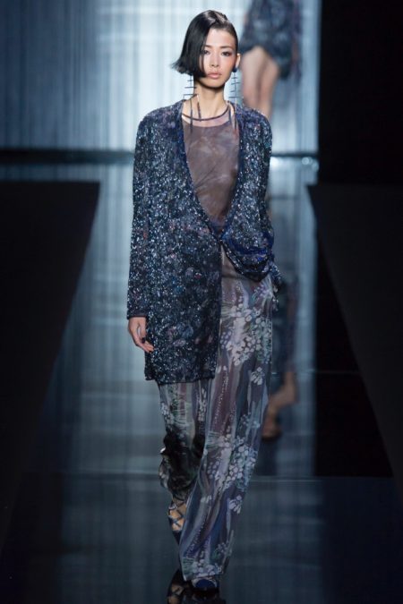 Armani Turns Up the Charm for Spring 2017