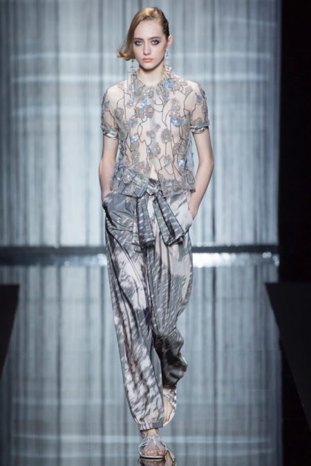 Armani Turns Up the Charm for Spring 2017