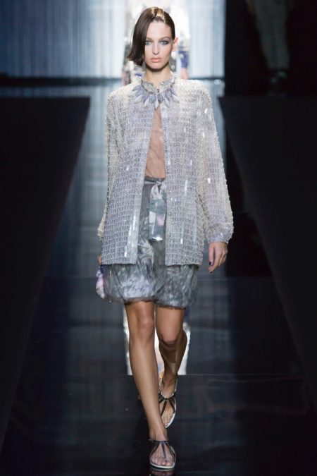 Armani Turns Up the Charm for Spring 2017