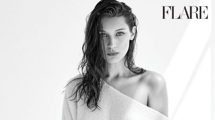 Bella Hadid Smolders in Calvin Klein for FLARE Magazine Bella Hadid Smolders in Calvin Klein for FLARE Magazine