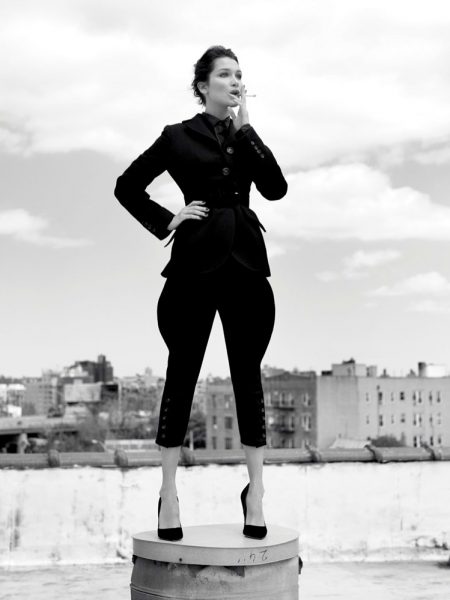 Bella Hadid Looks Elegant in Miu Miu for Harper's Bazaar Russia ...