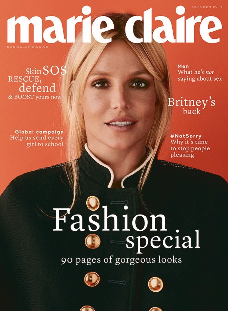 Britney Spears Marie Claire UK October 2016 Photoshoot