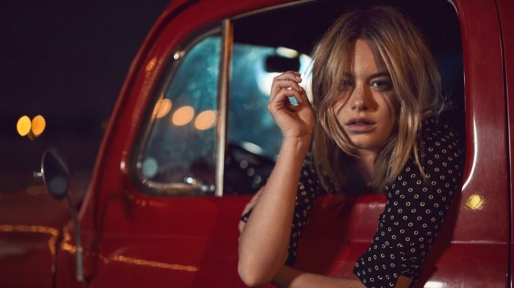 Camille Rowe Travels Through Texas for Mango Journeys Campaign