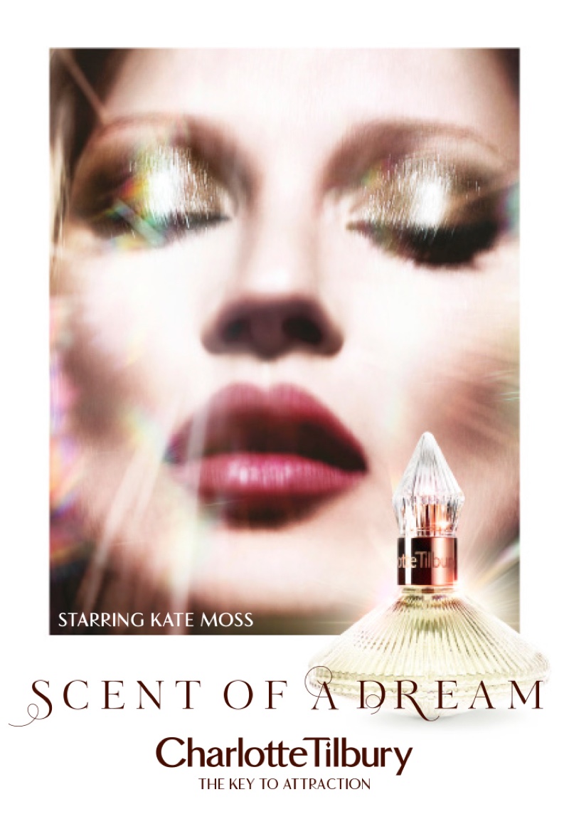 Kate Moss stars in Charlotte Tilbury Scent of a Dream fragrance campaign