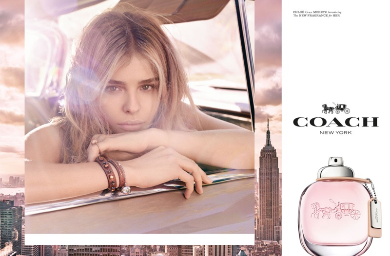 Chloe Grace Moretz stars in Coach fragrance advertising campaign