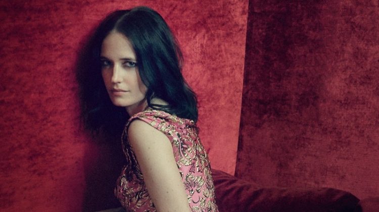 Eva Green Poses in the Most Luxurious Fashions for The Edit