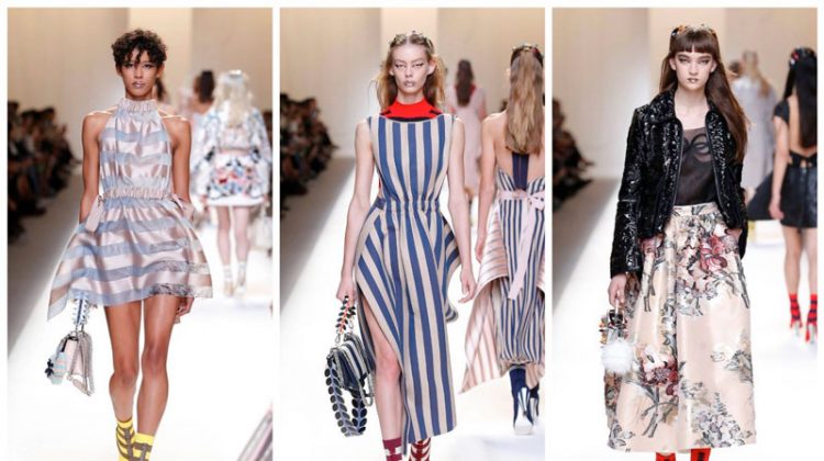 Fendi Embraces Stripes for Spring 2017