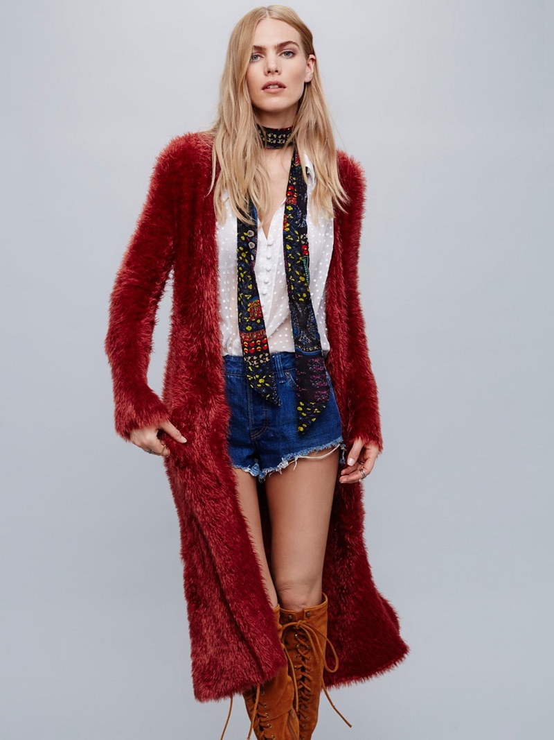 Free People Hampton Long Cardigan Sweater