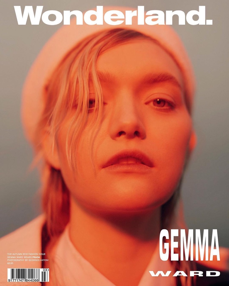Gemma Ward on Wonderland Magazine Fall 2016 Cover