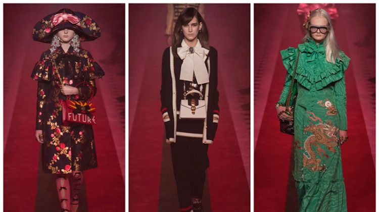 Gucci Brings On the Embroidery for Spring 2017