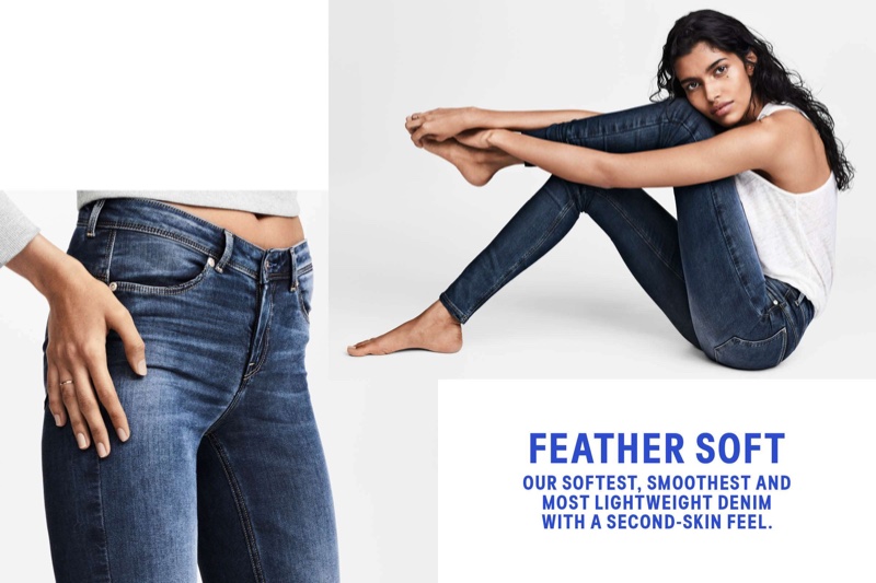 H&M Feather Soft Low Jeggings