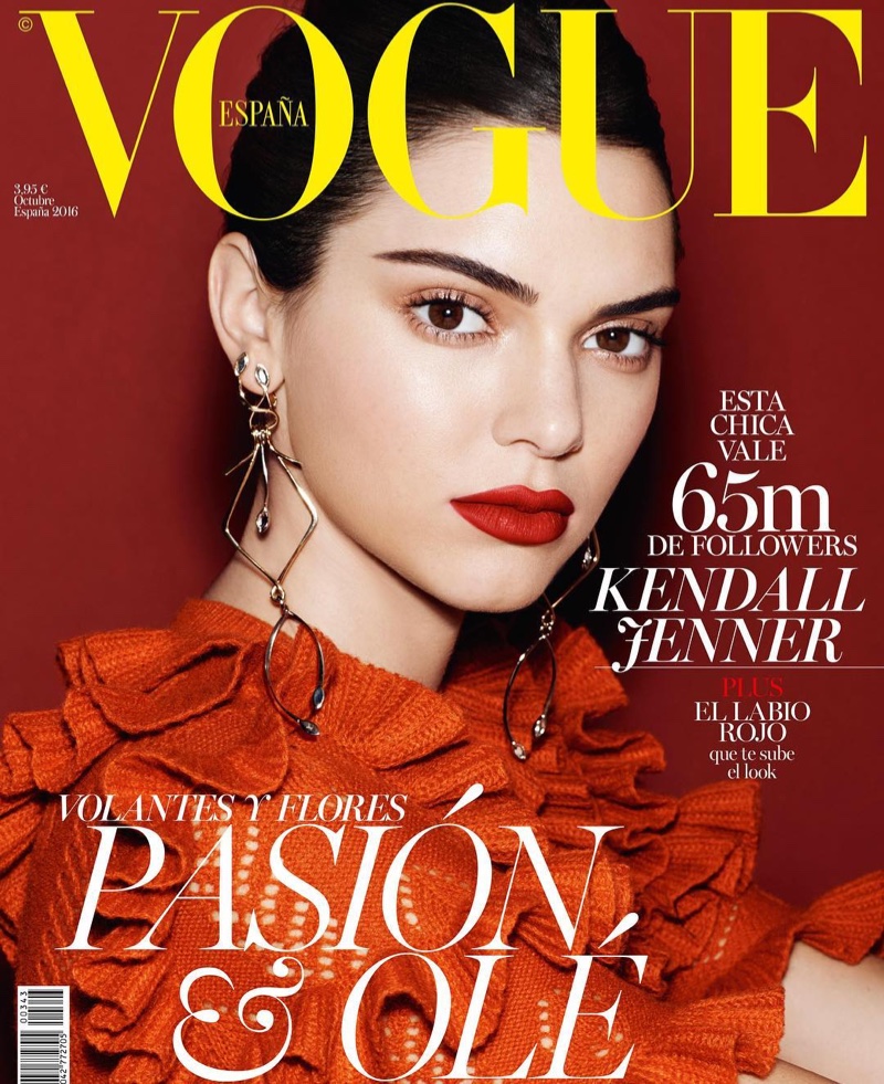 Kendall Jenner on Vogue Spain October 2016 Cover