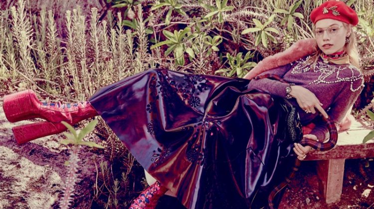Laura Schellenberg Wears Whimsical Fall Looks in ELLE Canada