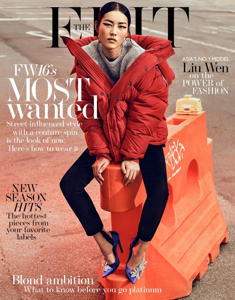 Liu Wen on The Edit September 1st, 2016 Cover