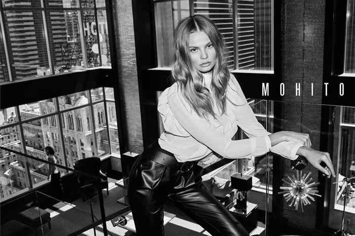 Magdalena Frackowiak stars in Mohito's fall-winter 2016 campaign