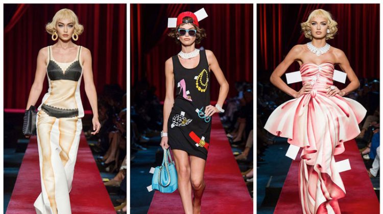 Moschino Brings Paper Dolls to Life for Spring 2017