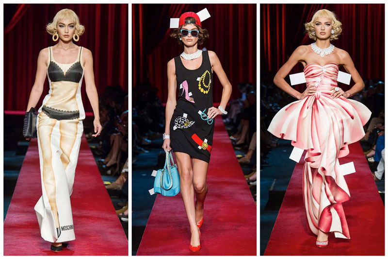 moschino paper doll