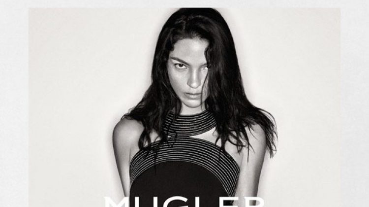 Mariacarla Boscono Smolders in Mugler’s Fall 2016 Campaign