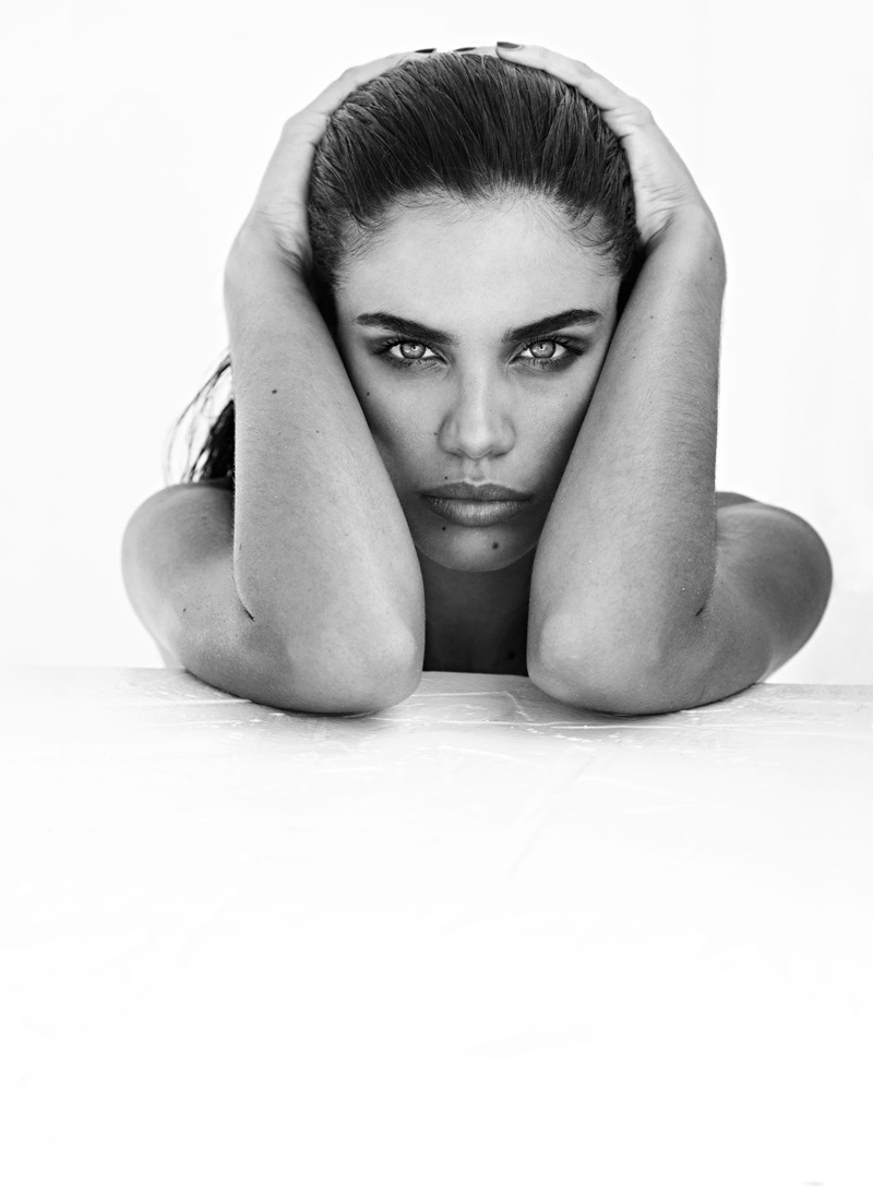 Sara Sampaio in 'Portraits Nudes Flowers' by Mariano Vivanco