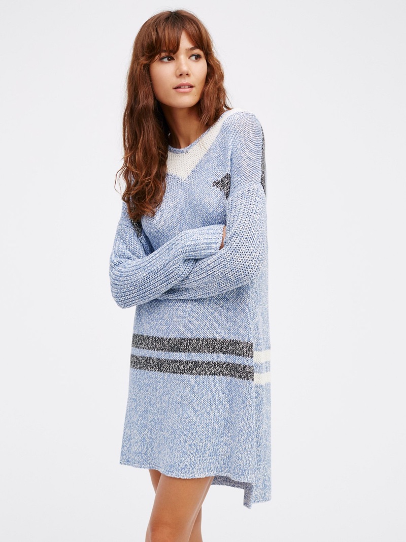 One Teaspoon Snow Drift Sweater Dress