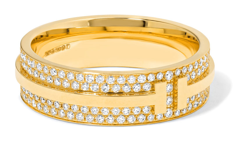 Tiffany & Co. 18 Karat Gold Diamond Ring