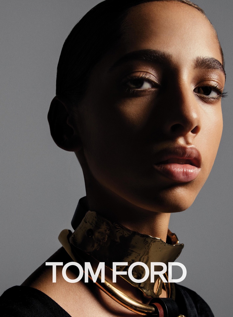 Yasmin Wijnaldum for Tom Ford Beauty fall-winter 2016