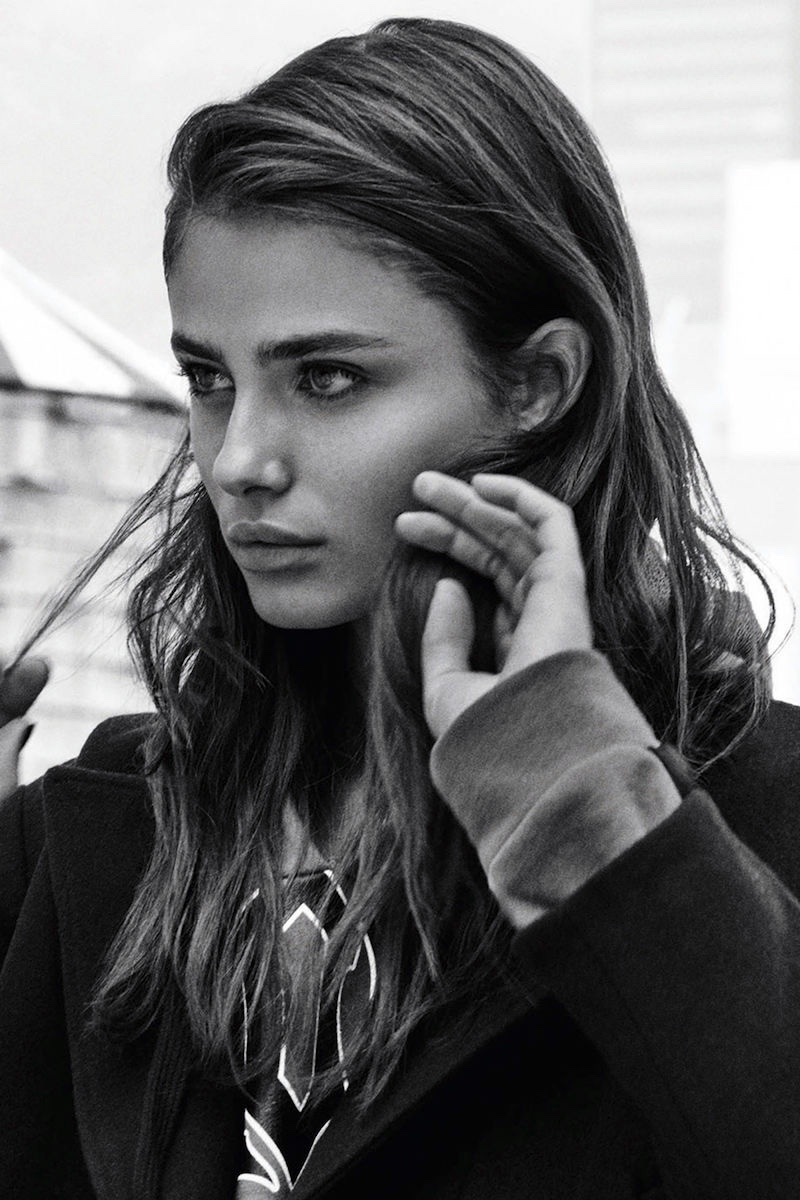 Taylor Hill gets her closeup for Topshop's fall 2016 campaign