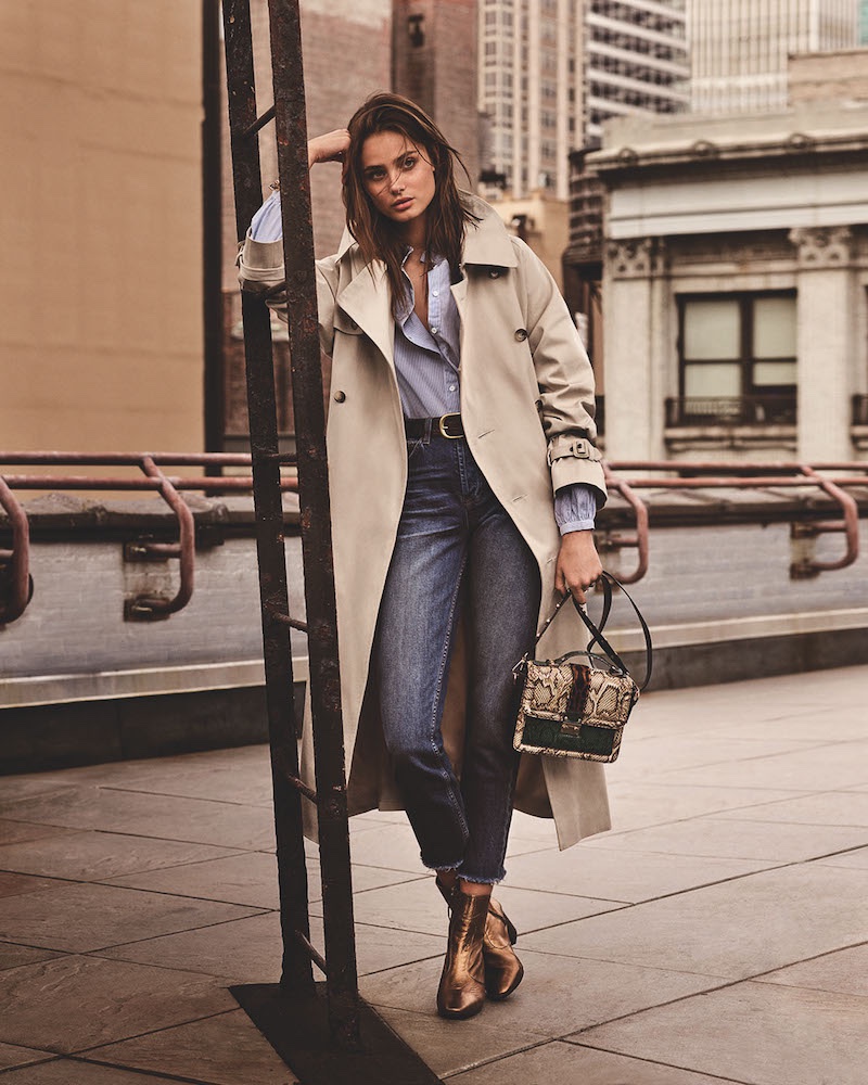 Taylor Hill layers up in Topshop's fall-winter 2016 campaign
