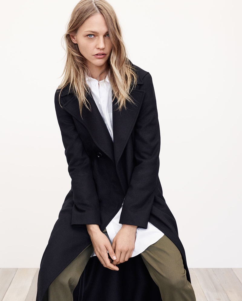 Zara Recycled Wool Coat, Long Shirt and Relaxed Fit Trousers