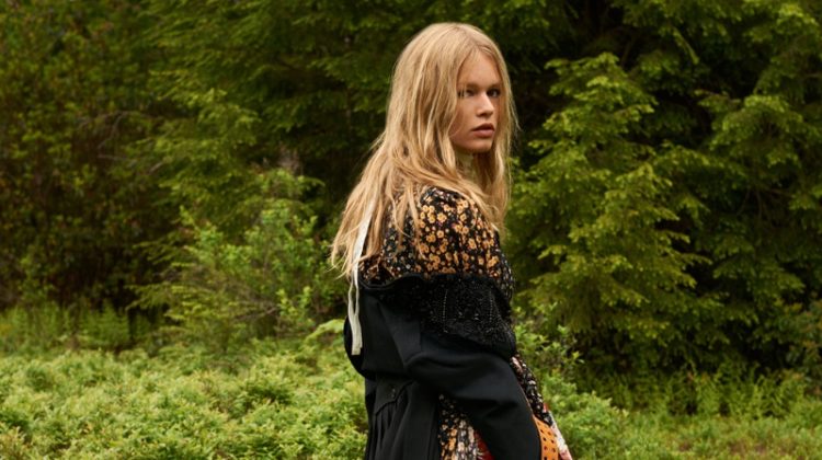 Anna Ewers is a Nature Girl in Self Service