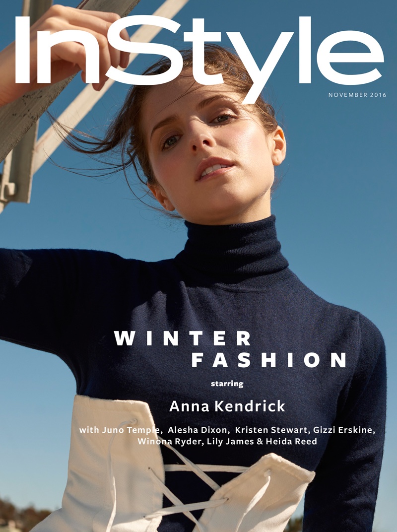 Anna Kendrick on InStyle UK October 2016 Cover