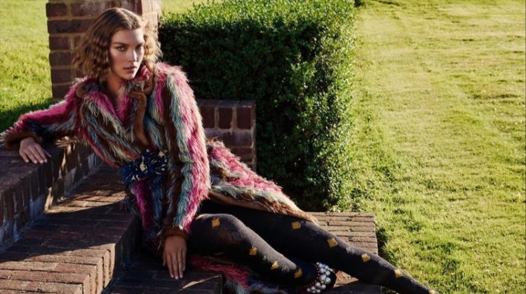 Arizona Muse Models Fall’s Most Elegant Looks for ELLE Italy