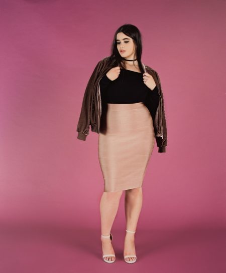 Barbie Ferreira Poses Without Photoshop for Missguided+ Campaign