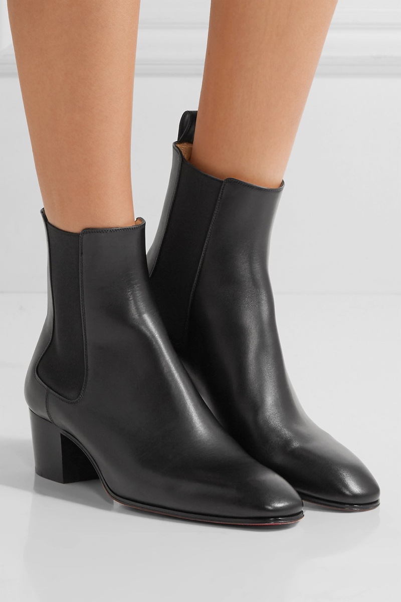 Christian Louboutin Gadessita 55 Leather Chelsea Boots