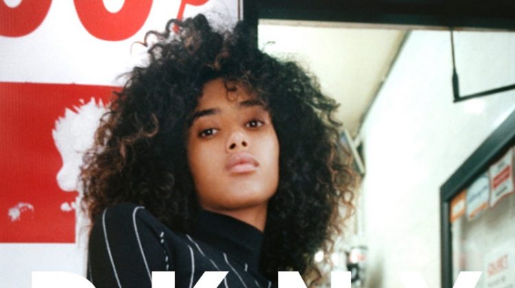 Imaan Hammam Explores the City in DKNY’s Pre-Spring Ads