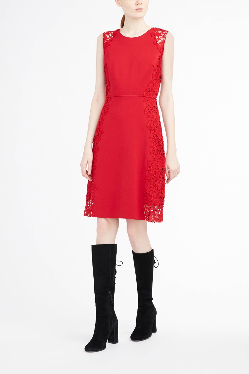 Hudson Sleeveless Dress in Poppy - Elie Tahari