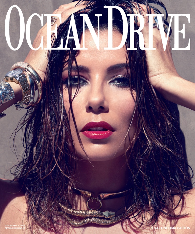 Eva Longoria on Ocean Drive November 2016 Cover