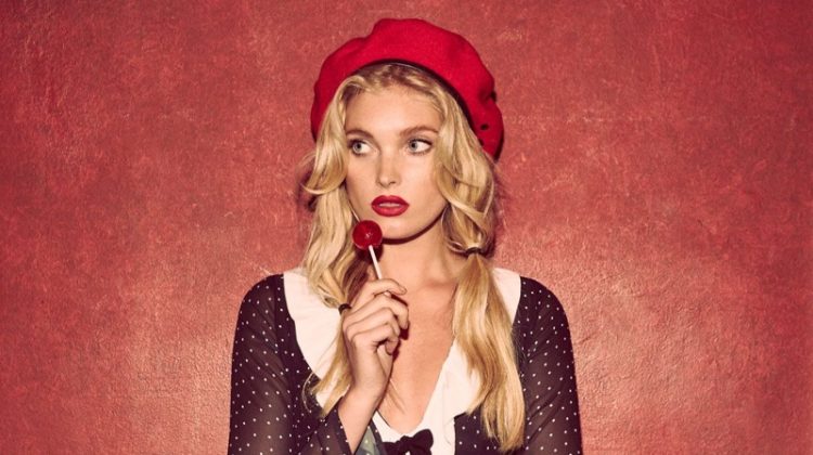 Elsa Hosk is Parisian Chic in For Love & Lemons’ Holiday Looks