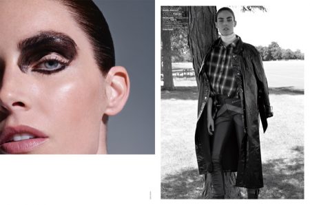 Hilary Rhoda Wears Cool Girl Jackets for Marie Claire Italia