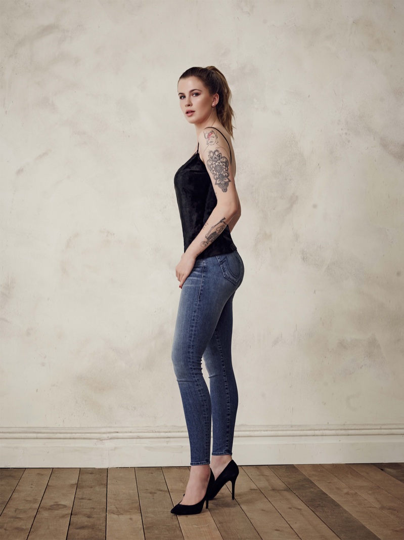 Ireland Baldwin has been named the face of True Religion's fall-winter 2016 campaign