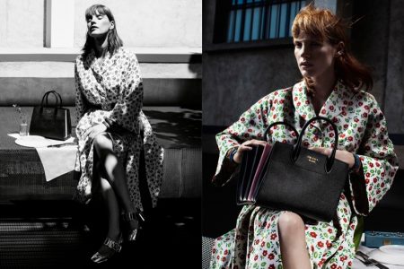 Jessica Chastain Poses in Milan for Prada's Resort 2017 Campaign Jessica Chastain Poses in Milan for Prada's Resort 2017 Campaign
