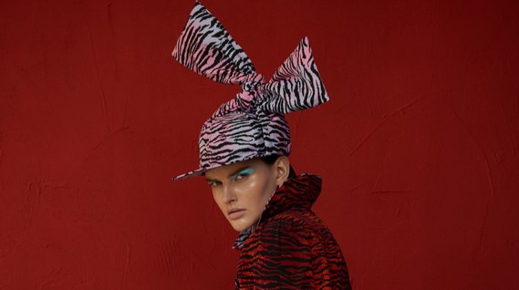 Emma Magazine Features Another Look at the Kenzo x H&M Collection