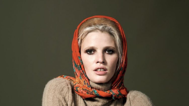 Lara Stone Wears Eclectic Style for Vogue Turkey