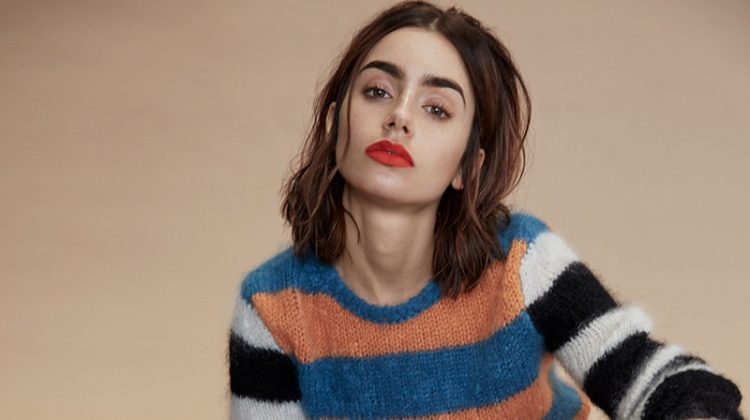 Lily Collins Shows Off Her Edgy Side for DuJour Magazine
