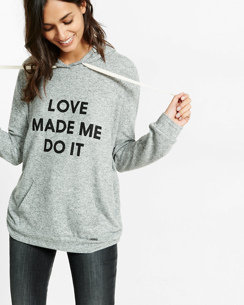 Express One Eleven Love Made Me Do It Hoodie